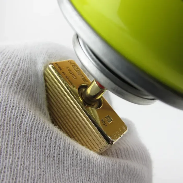 Адаптер для заправки зажигалки Dupont Small Line 1 желтый золотой газ