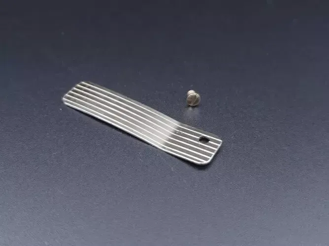 Звуковая пластина + винт(серебро) для зажигалки Dupont Line 2