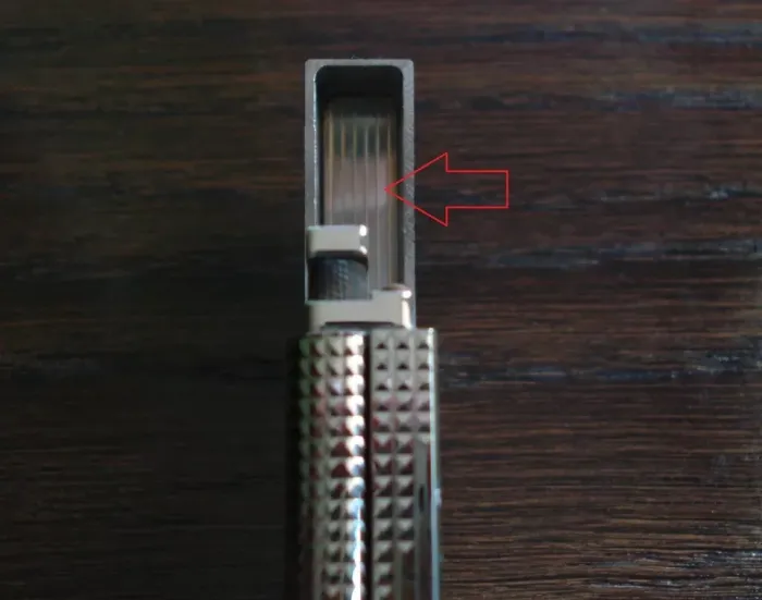 Звуковая пластина + винт(серебро) для зажигалки Dupont Line 2