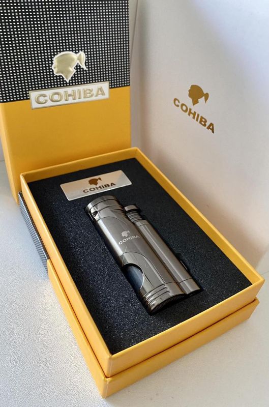 Зажигалка для сигар Cohiba СОВ-359 цвет Черный
