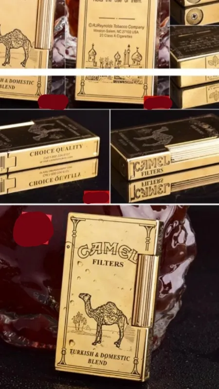 Бензиновая зажигалка имитирующая пачку Camel Filters