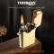 Элегантная бензиновая зажигалка Thorens золотистого цвета