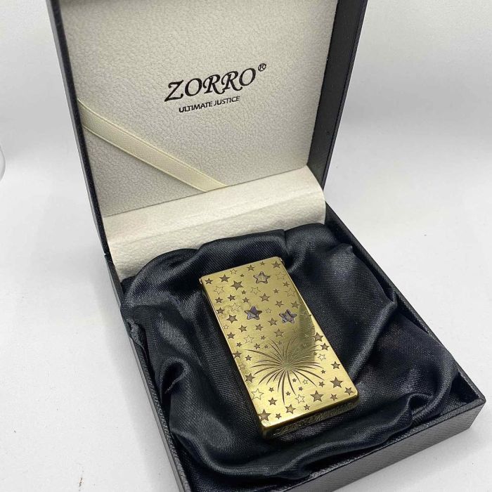 Бензиновая зажигалка Zorro "Звездный Фейерверк"