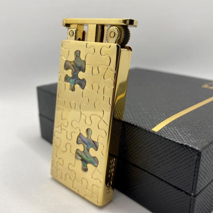 Бензинова запальничка Zorro Puzzle Gold (Золотий Пазл)