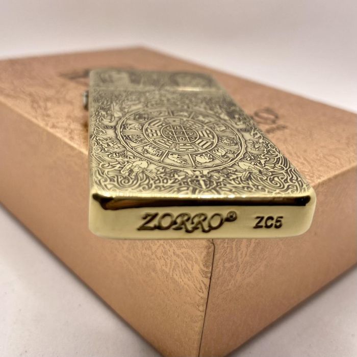 Бензиновая зажигалка Zorro "Мандала Светлая"