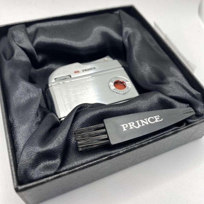 Газовая зажигалка Prince "Silver Stream" (Серебряный Поток)