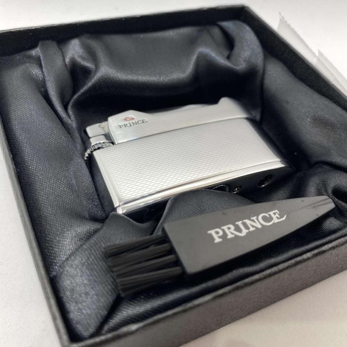 Газовая зажигалка Prince "Серебряная Волна" (Silver Wave)