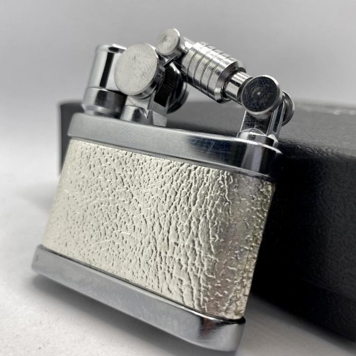 Бензиновая зажигалка Prince "Silver Texture" (Серебряная Текстура)
