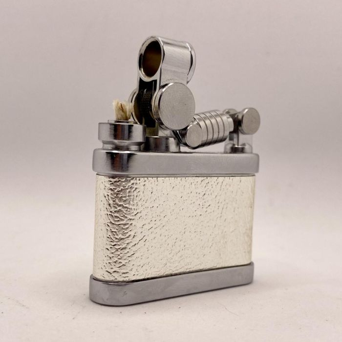 Бензиновая зажигалка Prince "Silver Texture" (Серебряная Текстура)