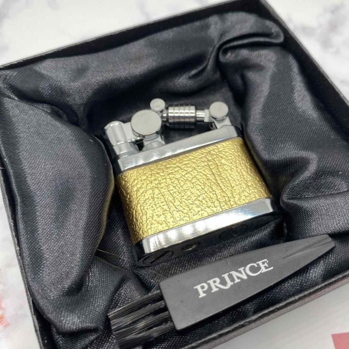 Бензиновая зажигалка Prince "Золотой Виконт"