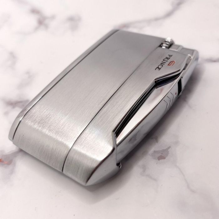 Газовая зажигалка Prince Brushed Silver (Принц Матовый Серебряный)