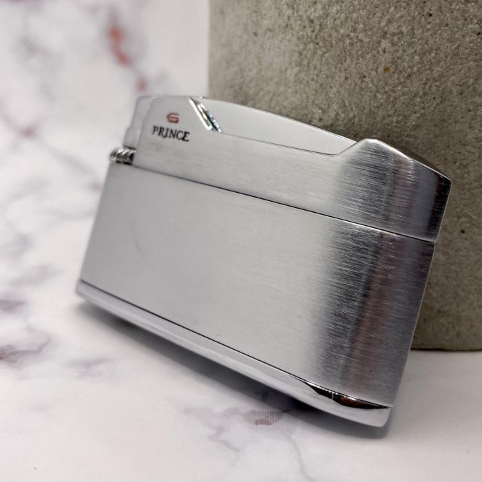 Газовая зажигалка Prince Brushed Silver (Принц Матовый Серебряный)