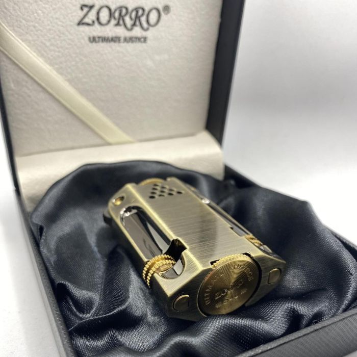 Бензиновая зажигалка ZORRO "Антическая Бронза"
