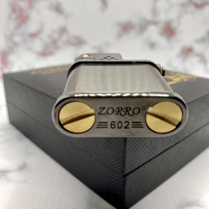 Бензиновая зажигалка Zorro "Vintage Noir" (Винтажный Нуар)