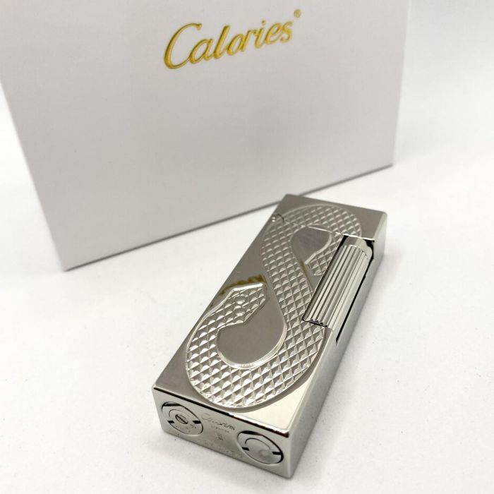Газовая зажигалка Calories "Хромированный Змей"