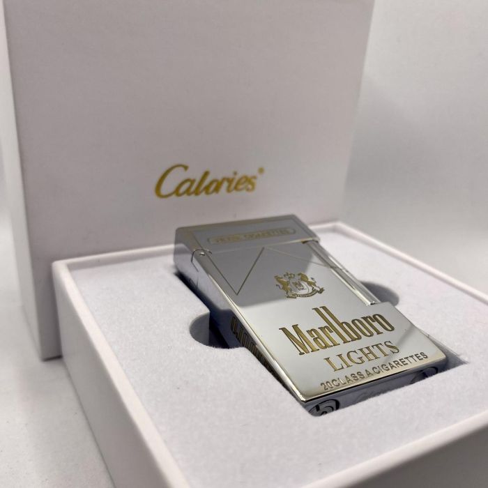 Газовая зажигалка Calories Steel Marl  MARLBORO