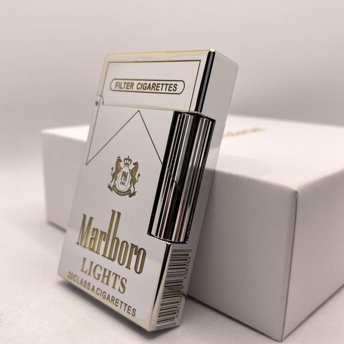 Газовая зажигалка Calories Steel Marl  MARLBORO