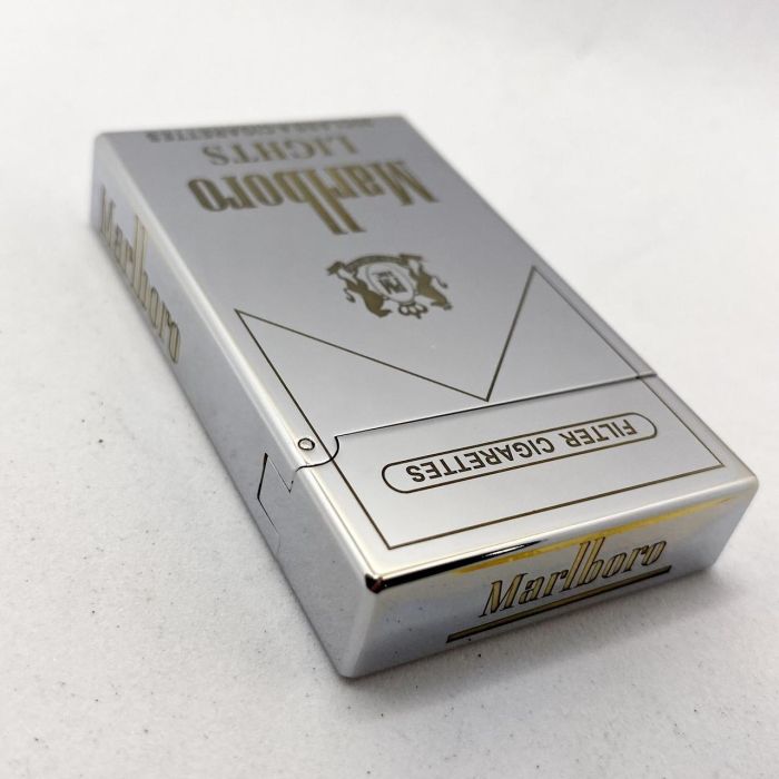 Газовая зажигалка Calories Steel Marl  MARLBORO