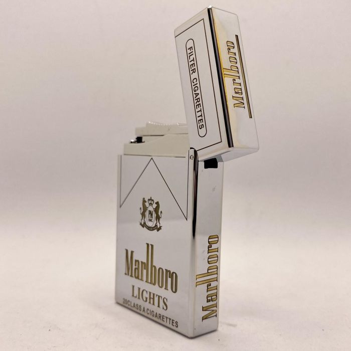 Газовая зажигалка Calories Steel Marl  MARLBORO