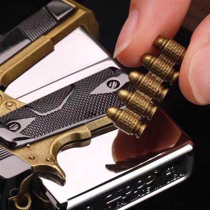 Бензиновая зажигалка ZIPPO "The Trigger of Fate" (Урок Доли)