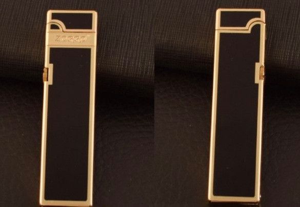 Бензиновая Зажигалка ZORRO Slim (Тонка) в черном цвете