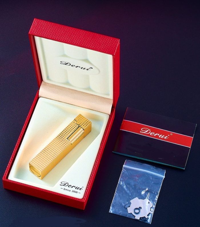 Бензиновая Зажигалка Derui (Модель с Гравировками)