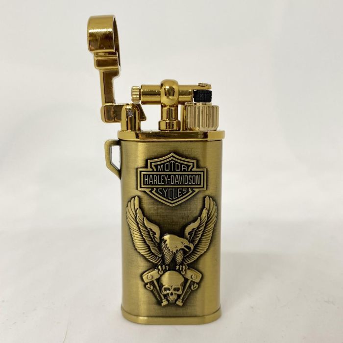 Газова запальничка Koji Harley Davidson золотиста
