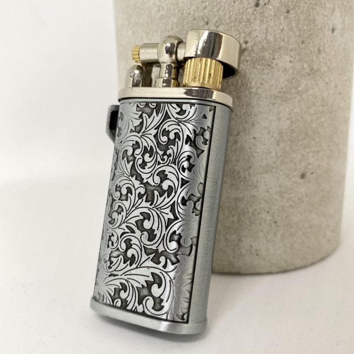 Газовая зажигалка Koji "Silver Lace" (Серебряное кружево)