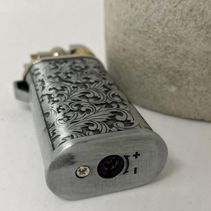 Газовая зажигалка Koji "Silver Lace" (Серебряное кружево)
