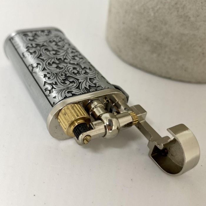 Газовая зажигалка Koji "Silver Lace" (Серебряное кружево)