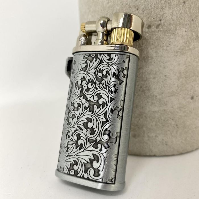 Газовая зажигалка Koji "Silver Lace" (Серебряное кружево)