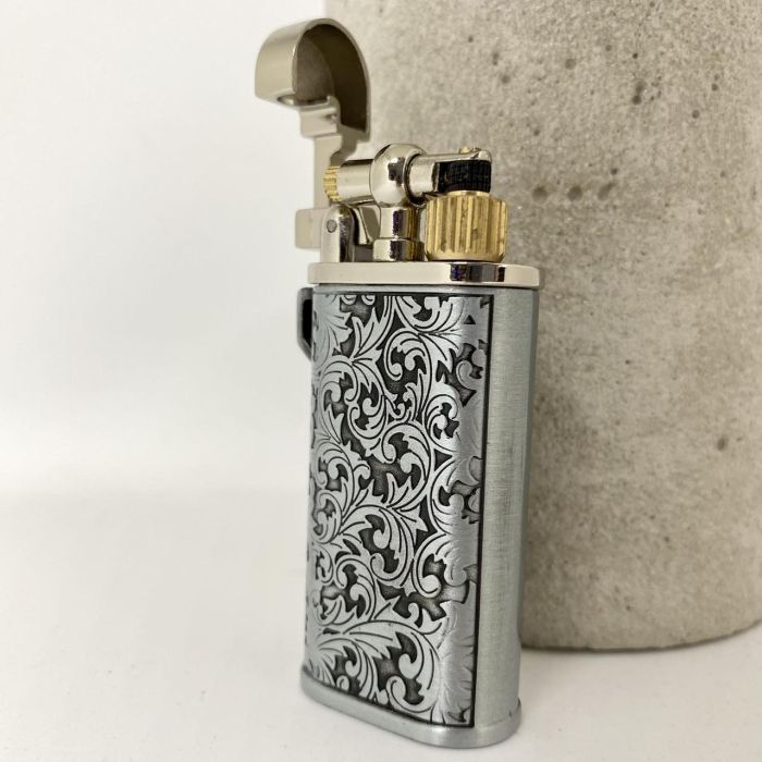 Газовая зажигалка Koji "Silver Lace" (Серебряное кружево)