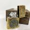 Коллекционная зажигалка Zippo Бильярд "Golden Billiards Edition" (Deep Green & Gold)
