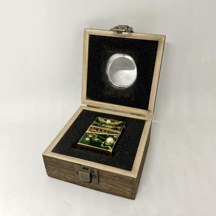 Коллекционная зажигалка Zippo Бильярд "Golden Billiards Edition" (Deep Green & Gold)
