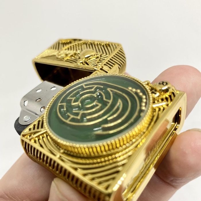 Коллекционная зажигалка Zippo Бильярд "Golden Billiards Edition" (Deep Green & Gold)