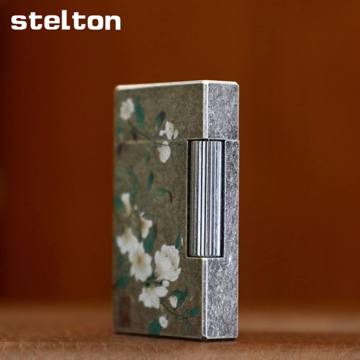 Газовая зажигалка Stelton "Antique Blossom" Белые Цветы