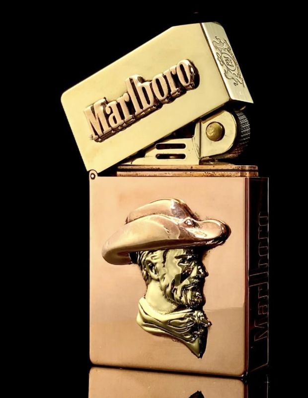 Бензиновая зажигалка Marlboro Cowboy - Коллекционная серия (Limited Edition)