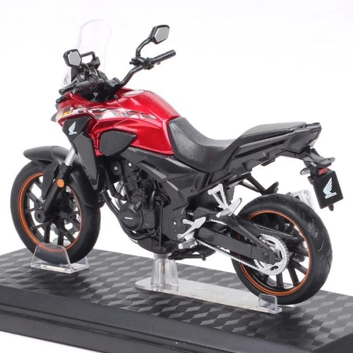 Коллекционная масштабная модель мотоцикла Honda CB400X Touring (1:12) - Красный