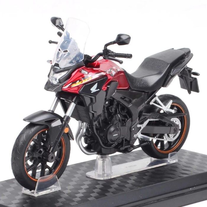 Коллекционная масштабная модель мотоцикла Honda CB400X Touring (1:12) - Красный