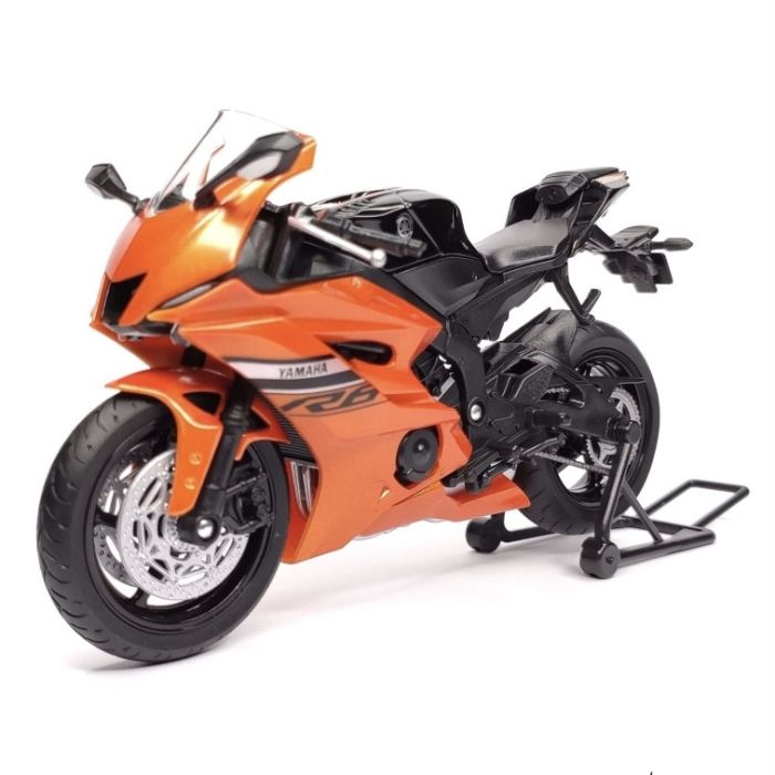 Коллекционная модель мотоцикла Yamaha YZF-R6 (Scale 1:12) - Оранжевый металлик