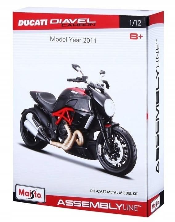 Сборная модель мотоцикла Maisto Ducati Diavel Carbon (масштаб 1:12)