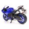 Коллекционная модель мотоцикла Yamaha YZF-R1 (2021) - Масштаб 1:18 (Maisto) синяя