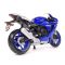 Коллекционная модель мотоцикла Yamaha YZF-R1 (2021) - Масштаб 1:18 (Maisto) синяя