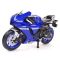 Коллекционная модель мотоцикла Yamaha YZF-R1 (2021) - Масштаб 1:18 (Maisto) синяя