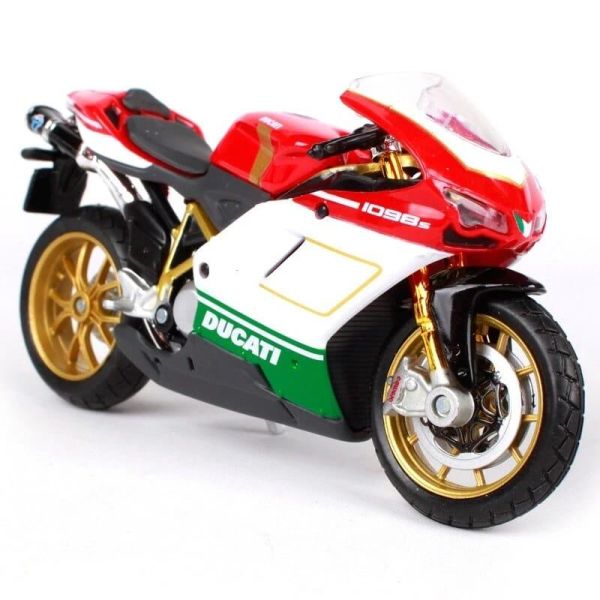 Коллекционная модель мотоцикла Maisto Ducati 1098 S Tricolore (1:18)