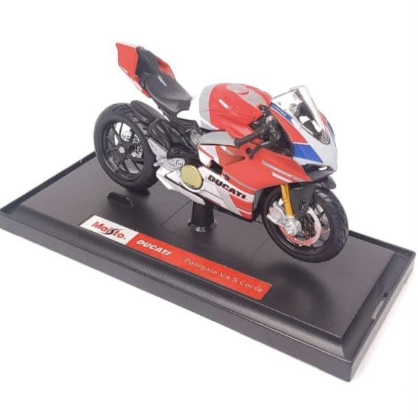 Коллекционная модель мотоцикла Ducati Panigale V4 S Corse - Эстетика скорости в масштабе 1:18