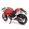Коллекционная модель мотоцикла Maisto Ducati Monster 696 (Масштаб 1:18) ярко-красный