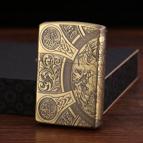 Бензиновая зажигалка Chief «Celtic Mythology»у стили кельтской мифологии и готики
