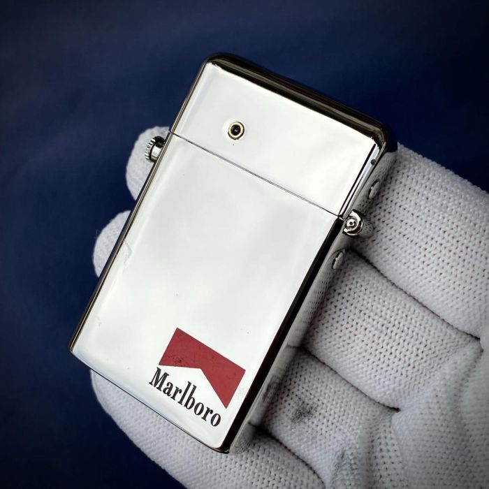 Полуавтоматическая бензиновая зажигалка Zorro «Marlboro Edition» (Chrome)