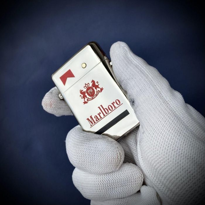 Полуавтоматическая бензиновая зажигалка Zorro «Marlboro Edition» (Chrome)